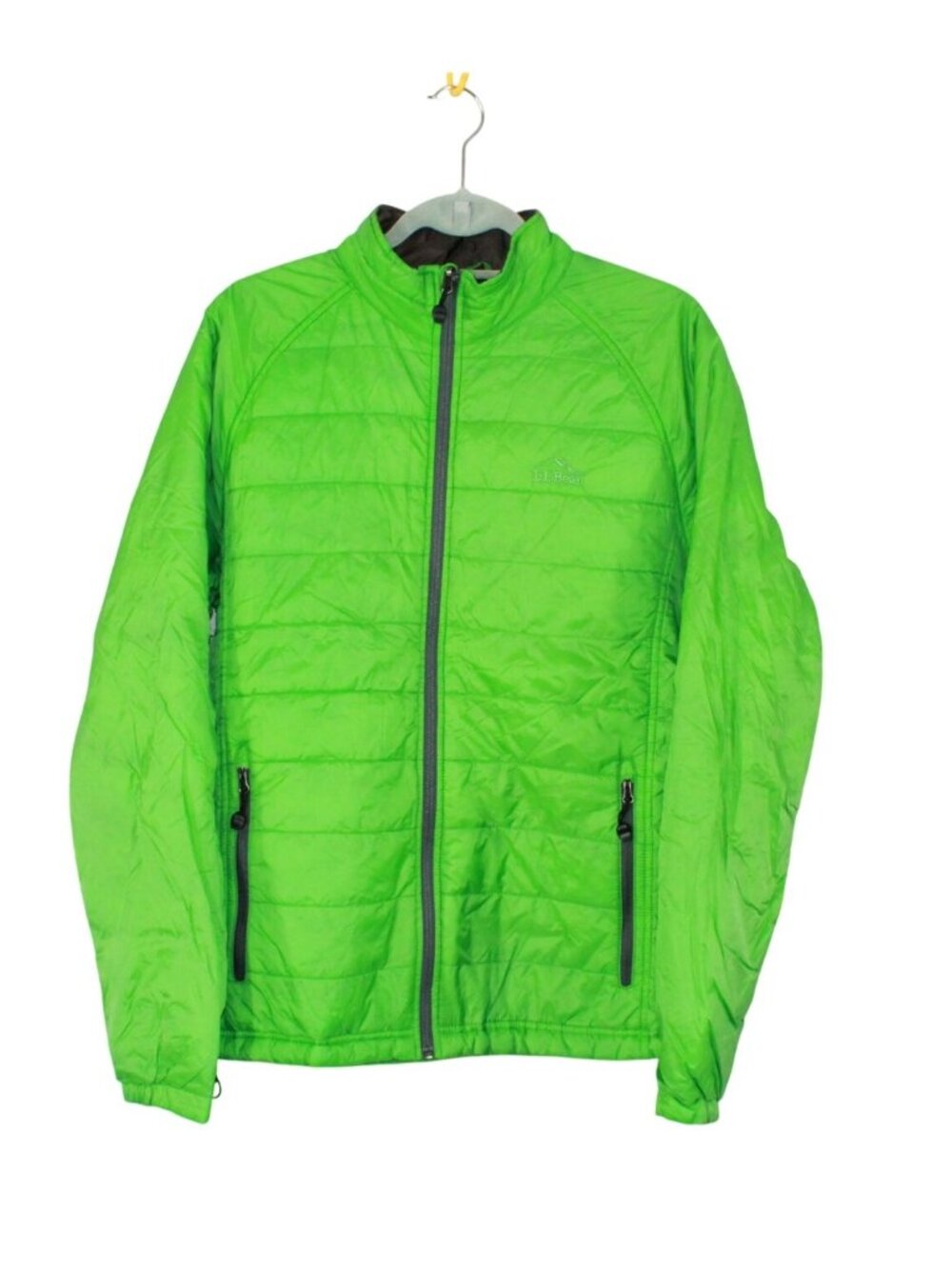 LL Bean Green Weather Challenger Jacket Liner Jacket Only Size M
